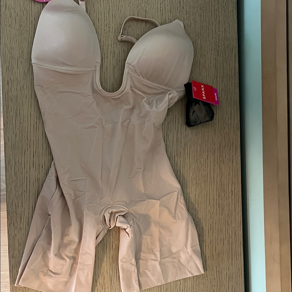 SPANX Beige Shapewear Bodysuit